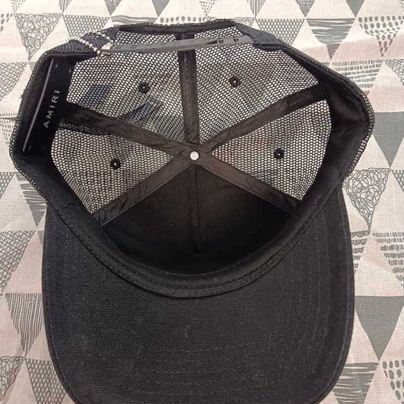 Amiri American Fashion Three Star Applique Trucker Hat - Picture 6 of 6